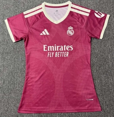 26-27 Real Madrid 2nd Away Pink Thailand Women Soccer Jersey AAA-708 26-27 Real Madrid 2nd Away Pink Thailand Women Soccer Jersey AAA-708