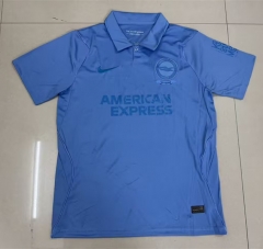(S-4XL) 26-27 125th Anniversary Brighton & Hove Albion Blue Thailand Soccer Jersey AAA-2315