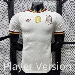 (S-4XL) With Patch Player Version 26-27 Spain (2 Stars) Away White Thailand Soccer Jersey AAA-4285 (S-4XL) With Patch Player Version 26-27 Spain (2 Stars) Away White Thailand Soccer Jersey AAA-4285