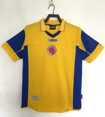 Retro Version 2003-2005 Colombia Home Yellow Thailand Soccer Jersey AAA-811