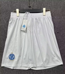 26-27 Olympique Marseille Home White Thailand Soccer Shorts 26-27 Olympique Marseille Home White Thailand Soccer Shorts