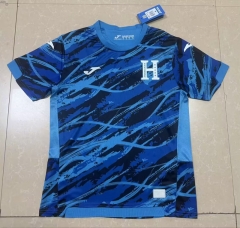 (S-4XL) 26-27 Honduras Blue Thailand Soccer Jersey AAA-2483 (S-4XL) 26-27 Honduras Blue Thailand Soccer Jersey AAA-2483
