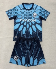26-27 Olympique de Marseille Goalkeeper Blue Soccer Uniform-AY 26-27 Olympique de Marseille Goalkeeper Blue Soccer Uniform-AY