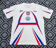 (S-4XL) 26-27 Special Version USA White Thailand Soccer Jersey AAA-9070 (S-4XL) 26-27 Special Version USA White Thailand Soccer Jersey AAA-9070
