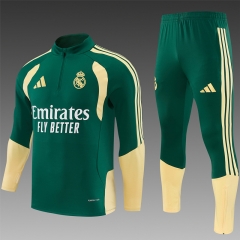 26-27 Real Madrid Dark Green Thailand Soccer Tracksuit-2315 26-27 Real Madrid Dark Green Thailand Soccer Tracksuit-2315