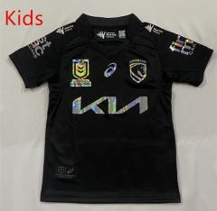 2026 Brisbane Broncos Black Kids/Youth Rugby Jersey 2026 Brisbane Broncos Black Kids/Youth Rugby Jersey