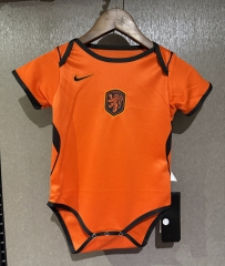 26-27 Netherlands Home Orance Baby Soccer Uniform-CS