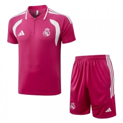 26-27 Real Madrid Pink Thailand Polo Uniform-815 26-27 Real Madrid Pink Thailand Polo Uniform-815