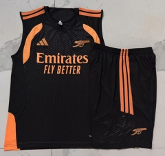26-27 Arsenal Black Thailand Soccer Vest Tracksuit Uniform-815 26-27 Arsenal Black Thailand Soccer Vest Tracksuit Uniform-815