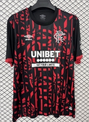 (S-4XL) 26-27 Rangers Football Club 2nd Away Red&Black Thailand Soccer Jersey AAA-2044 (S-4XL) 26-27 Rangers Football Club 2nd Away Red&Black Thailand Soccer Jersey AAA-2044