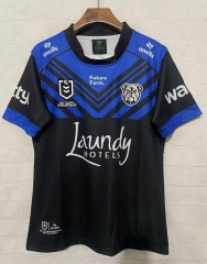 (S-7XL) 2026 Bulldog Blue&Black Rugby Shirt (S-7XL) 2026 Bulldog Blue&Black Rugby Shirt