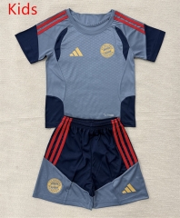 26-27 Bayern München Light Grey Training Kids/Youth Soccer Uniform-AY 26-27 Bayern München Light Grey Training Kids/Youth Soccer Uniform-AY