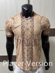 Player Version 26-27 Special Version PSG Muddy-yellow Thailand Soccer Jersey AAA-4691
