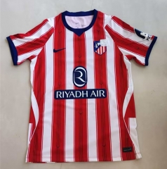 (S-4XL) 26-27 Atletico Madrid Home Red&White Thailand Soccer Jersey AAA-4507