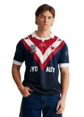 (S-7XL) 2026 Sydney Roosters Royal Blue Rugby Shirt (S-7XL) 2026 Sydney Roosters Royal Blue Rugby Shirt