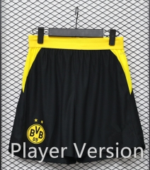 Player Version 26-27 Borussia Dortmund Home Black Thailand Soccer Shorts-888 Player Version 26-27 Borussia Dortmund Home Black Thailand Soccer Shorts-888