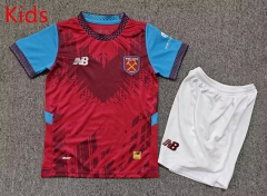 26-27 West Ham United Home Red Kids/Youth Soccer Uniform-7809 26-27 West Ham United Home Red Kids/Youth Soccer Uniform-7809