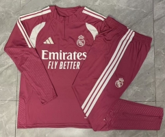 26-27 Real Madrid Pink Thailand Soccer Tracksuit-815 26-27 Real Madrid Pink Thailand Soccer Tracksuit-815