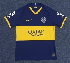 Retro Version 19-20 Boca Juniors Home Blue Thailand Soccer Jersey AAA-4847
