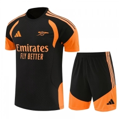 26-27 Arsenal Black Thailand Soccer Uniform-4627