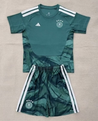 26-27 Germany Goalkeeper Green Soccer Uniform-AY