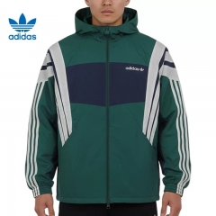 26-27 Adidas Green Thailand Trench Coat-1836 26-27 Adidas Green Thailand Trench Coat-1836