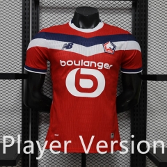 Player Version 26-27 Lille Olympique Home Red Thailand Soccer Jersey AAA-888