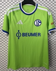(S-4XL) 26-27 Schalke 04 Away Green Thailand Soccer Jersey AAA-2044 (S-4XL) 26-27 Schalke 04 Away Green Thailand Soccer Jersey AAA-2044