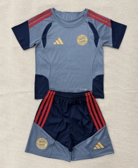 26-27 Bayern München Light Grey Training Soccer Uniform-AY 26-27 Bayern München Light Grey Training Soccer Uniform-AY