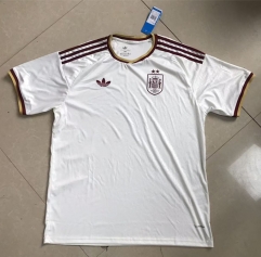 2 Stars 26-27 Spain Away White Thailand Soccer Jersey AAA-417 2 Stars 26-27 Spain Away White Thailand Soccer Jersey AAA-417