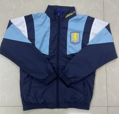 26-27 Aston Villa Royal Blue Thailand Trench Coats-8268 26-27 Aston Villa Royal Blue Thailand Trench Coats-8268