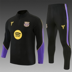 26-27 Joint Version Barcelona Black Thailand Soccer Tracksuit-2315 26-27 Joint Version Barcelona Black Thailand Soccer Tracksuit-2315