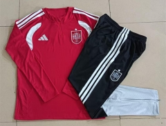 26-27 Spain Red Thailand Soccer Tracksuit-815 26-27 Spain Red Thailand Soccer Tracksuit-815