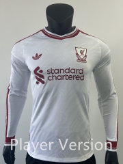 Player Version 26-27 Liverpool Away White LS Thailand Soccer Jersey AAA-0871 Player Version 26-27 Liverpool Away White LS Thailand Soccer Jersey AAA-0871