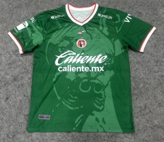 (S-4XL) 26-27 Commemorative Version Club Tijuana Green Thailand Soccer Jersey AAA-9527