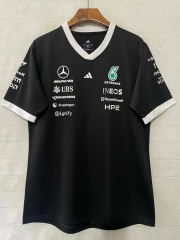 (S-5XL) 2026 Mercedes Black Formula One Racing Suit