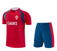 26-27 Portugal Red Thailand Soccer Uniform-4627 26-27 Portugal Red Thailand Soccer Uniform-4627