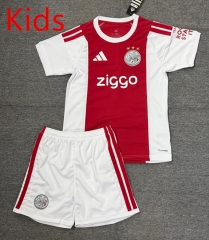 26-27 Ajax Home Red&White Kid/Youth Soccer Uniform-4247 26-27 Ajax Home Red&White Kid/Youth Soccer Uniform-4247
