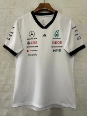 (S-5XL) 2026 Mercedes White Formula One Racing Suit