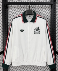 2026 World Cup Casual Version Mexico White Thailand Training Soccer Trench Coat-1022 2026 World Cup Casual Version Mexico White Thailand Training Soccer Trench Coat-1022