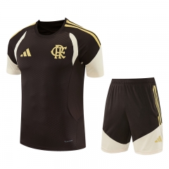 26-27 Flamengo Coffee Thailand Training Soccer Uniform-418