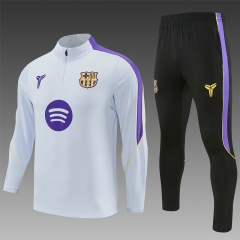 26-27 Joint Version Barcelona Light Grey Thailand Soccer Tracksuit-2315 26-27 Joint Version Barcelona Light Grey Thailand Soccer Tracksuit-2315