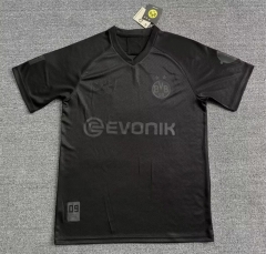 Retro Version 19-20 Dortmund Black Thailand Soccer Jersey AAA-4847