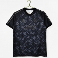 Retro Version 1990-1992 Arsenal Away Black Thailand Soccer Jersey AAA-C1046 Retro Version 1990-1992 Arsenal Away Black Thailand Soccer Jersey AAA-C1046