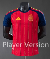 (2 Stars) Player Version 2026 World Cup Spain Home Red Thailand Soccer Jersey AAA (2 Stars) Player Version 2026 World Cup Spain Home Red Thailand Soccer Jersey AAA