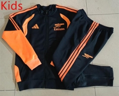 26-27 Arsenal Black Kids/Youth Soccer Jacket Uniform-815