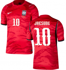 (S-4XL) 26-27 Korea Republic Home #10 JAESUNG Thailand Soccer Jersey AAA-403