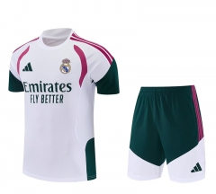 26-27 Real Madrid White&Green Thailand Soccer Uniform-4627