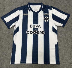 (S-4XL) 26-27 Monterrey Home Blue&White Thailand Soccer Jersey AAA-9527