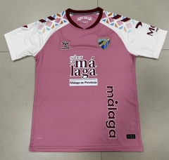 (S-4XL) 26-27 Málaga CF Away Pink Thailand Soccer-1424